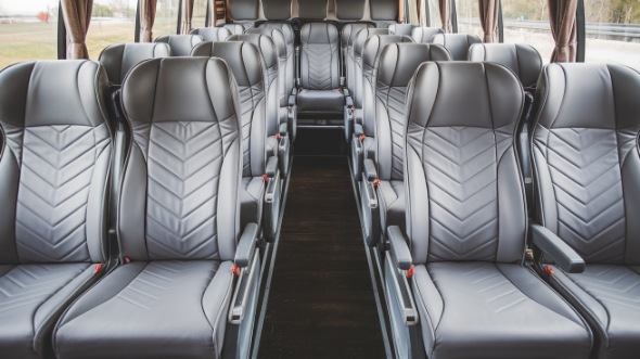 54 passenger charter bus interior vista