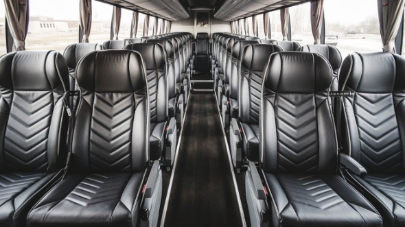 56 passenger charter bus inside chula vista