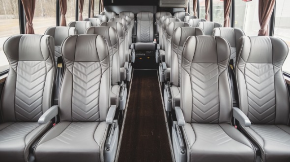 56 passenger charter bus interior oceanside