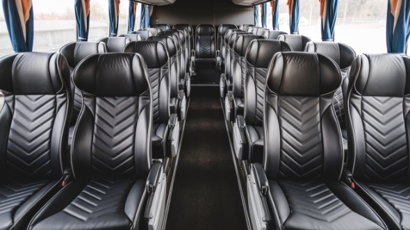 carlsbad 54 passenger charter bus inside