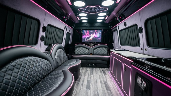 carlsbad sprinter limo rental interior