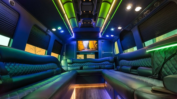 party bus rental interior san marcos